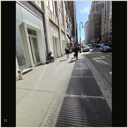 sidewalk grates