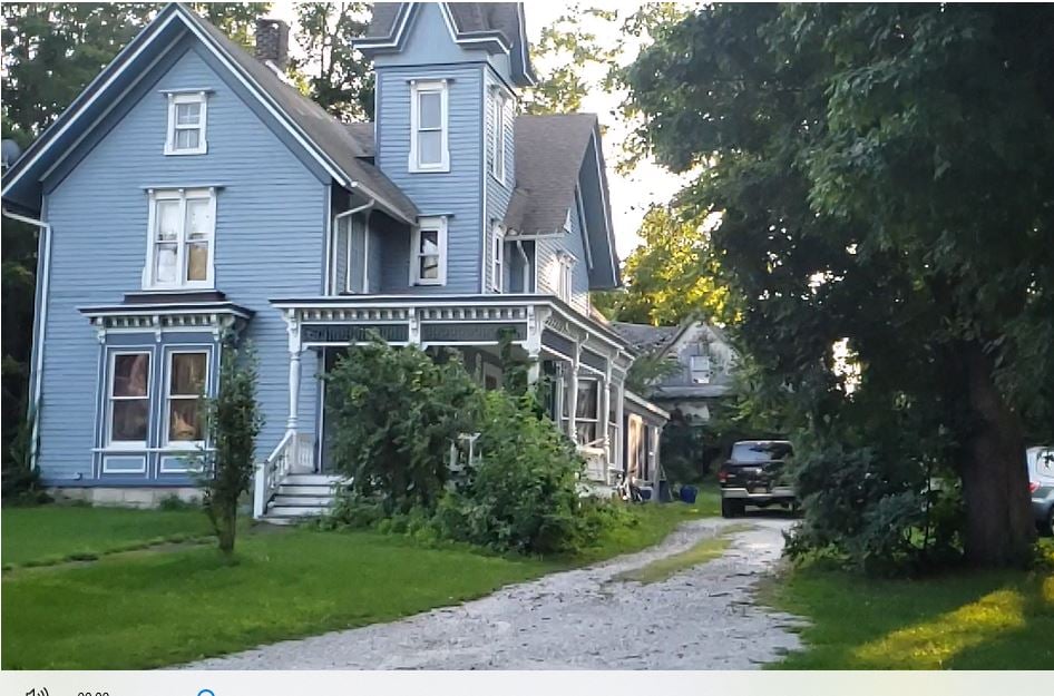 Restored 1862 Victorian house exterior in Patterson, New York